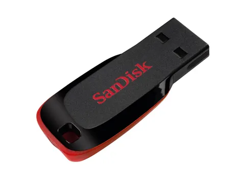 SanDisk Cruzer Blade USB flash drive 32 GB USB Stick Zwart Rood