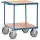 Tafelwagen 2497 600kg 700x700mm 2 etages hout RAL5007