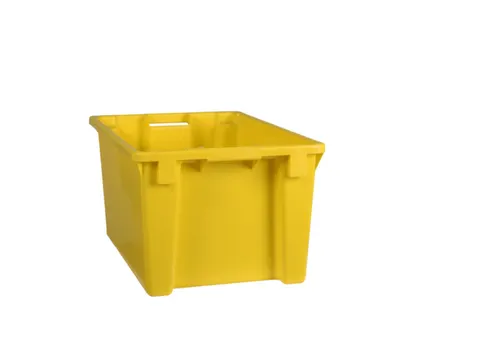 Draaistapelbak Pp 300x600x400mm 50l Geel