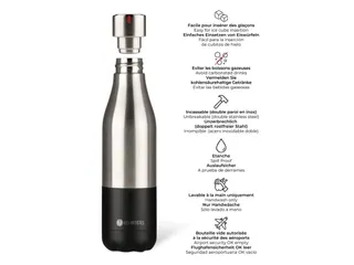 Thermosfles Les Artistes Paris 500ml Split Zwart - 2