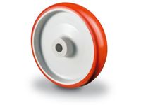 Reservewiel 130kg D X B 100x 30mm Pu-Band Kunststof Velg Rvs-beh.