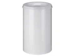 Afvalbak Vlamdovend 110 Liter Grijs/Wit