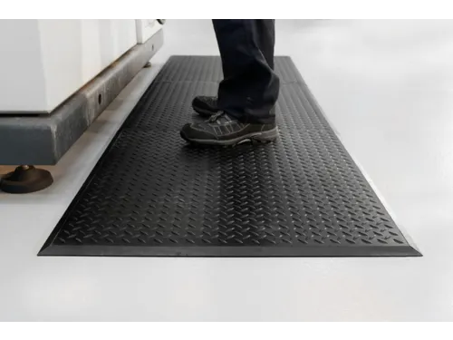 werkplek-vloerbedekking,enkele mat,HxLxB 125x800x700mm,rubber/nitril