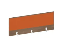 baliepaneel,v. bureau,aanbouw achter,B 1200mm,NT-cherry,BN3012-oranje