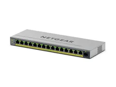 NETGEAR GS116EP, Managed, L2/L3, Gigabit Ethernet (10/100/1000), Power