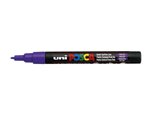 Verfstift Posca PC3M Fijne punt 0,9-1,3mm Paars
