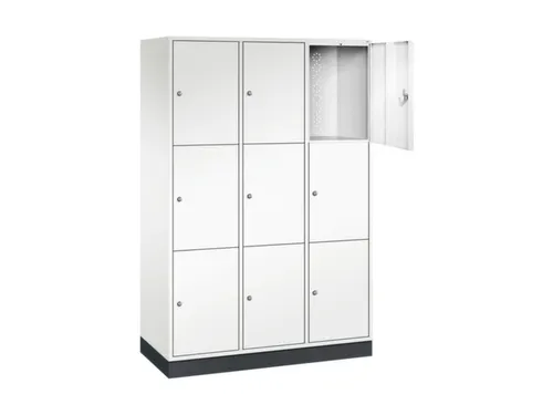 grootvolume-lockersysteem,HxBxD 1950x1220x500mm,3x3vakken,cil.-slot