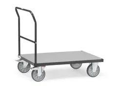 duwbeugelwagen,draagverm. 600kg,laadvl. LxB 1200x800mm,houtplaat