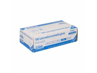 Handschoenen latex gepoederd Large wit 10x100 Stuks - 5