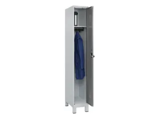 locker,HxBxD 1950x300x500mm,1vak,vak B 300mm,draaigrendel,voeten - 1