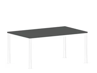 In hoogte verstelbaar bureau,HxBxD 720-840x1600x1000mm,MS-donkergrijs - 2