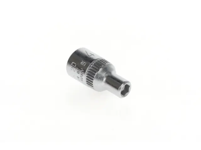 20 4 Stekkerdoos 1/4 inch,zeskant,4mm