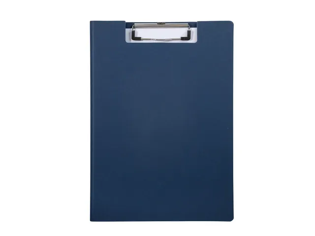 Klembordmap MAULbalance A4 versterkt karton rug 8mm blauw