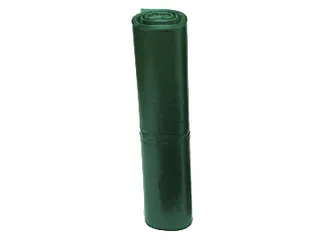 Kunststof Vuilniszakken 120 Liter Dikte 60 micron LXB 110x70cm Groen - 1