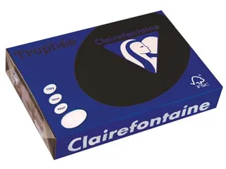 Trophée gekleurd papier A4 160 gram 250vel zwart - 2