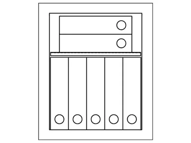 Documentenkluis 30min. Brandveilig Veiligheidsklasse 2 605x505x450mm