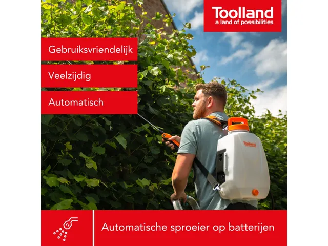 Rugsproeier Met Herlaadbare Batterij 12 Liter