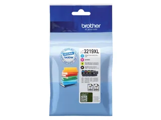 Brother LC-3219XL Inktcartridge Zwart + 3 Kleuren Voordeelpak - 1