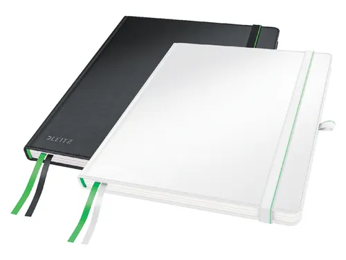 Notitieboek Leitz Complete hardcover A4 lijn zwart