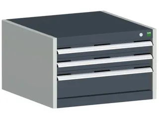 ladekast,HxBxD 400x650x650mm,3lade(n),m. lade voor normale belastingen - 1