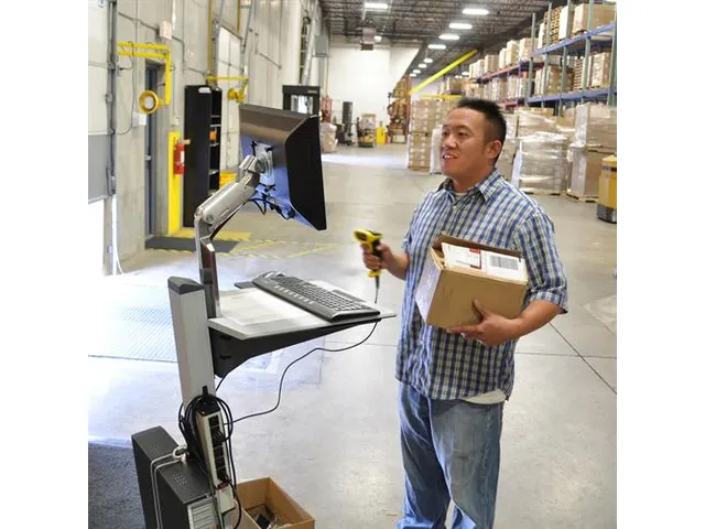 Computertrolley Neo Flex LCD Chart Grijs