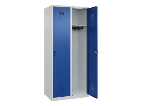 locker,HxBxD 1850x800x500mm,2vak,vak B 400mm,draaigrendel