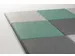 Akoestische PET-vilt wandtegels 30x30cm Combi Petrol Groen 12 Stuks