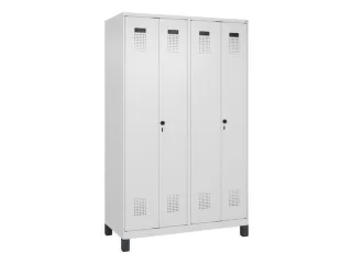 PBM-locker,HxBxD 1950x1200x500mm,4vak,vak B 300mm,draaigrendel - 2