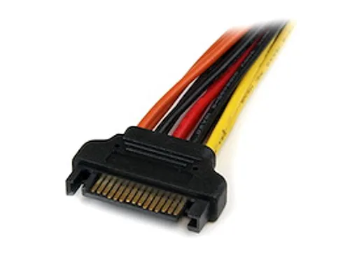 15cm vastklikkende SATA voeding-Y-splitterkabeladapter M/F