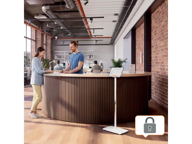 info vloerstandaard Premium Plus, afsluitbaar, ft A4