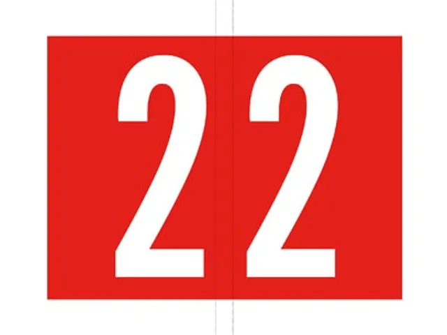 Jalema codetab 2 Rood gelamineerd, rol van 500 tabs