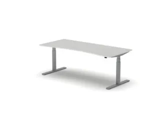 Elektrisch ihv bureau,HxBxD 650-1310x2000x900/800mm,blad wit - 1