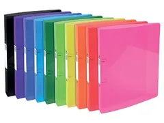 Exacompta Iderama classeur souple à anneaux 2 anneaux dos 30mm Ass