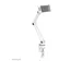 Neomounts DS15-545WH1 Support pour tablette à pince pour bureau - 4.7