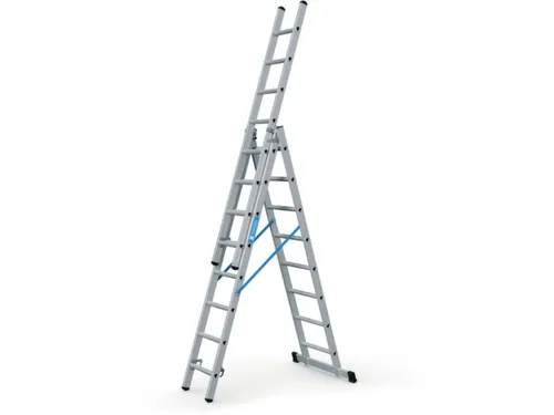 multifunctionele telescoopladder,3x8,sporten,balk L 2,42-5,25m