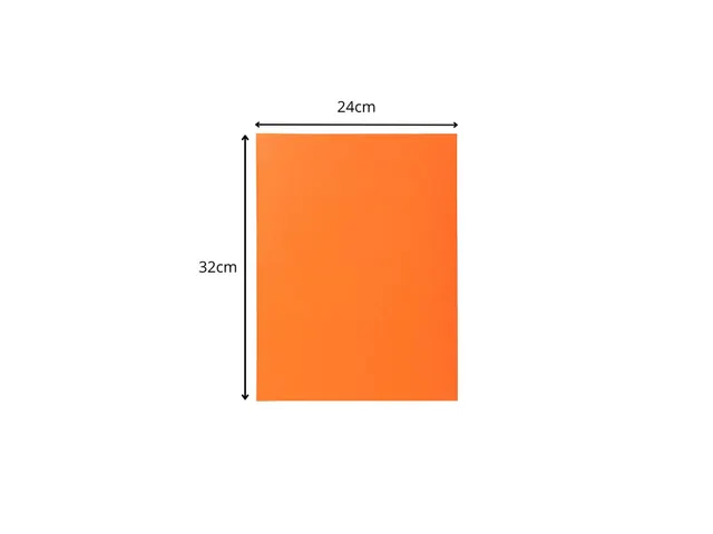 100 dossiermappen SUPER 250 24x32cm Oranje