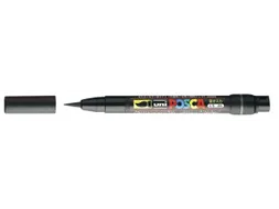 Brushverfstift Posca PCF350 Penseelpunt 1-10mm Zwart