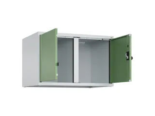opzetkast,v. locker voor scheiding van kleding,2vak.,vak B 400mm - 1