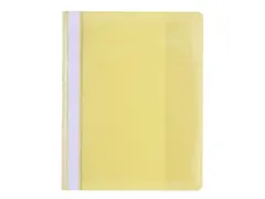 Snelhechtmappen Premium PVC A4 geel