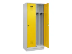 locker voor scheiding van kleding,HxBxD 1950x800x500mm,2vak