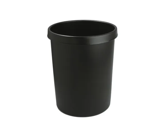 Papiermand Helit, 45 l, zwart