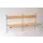 wandbank,HxLxD 710x2000x360mm,hout,frame staal RAL7035