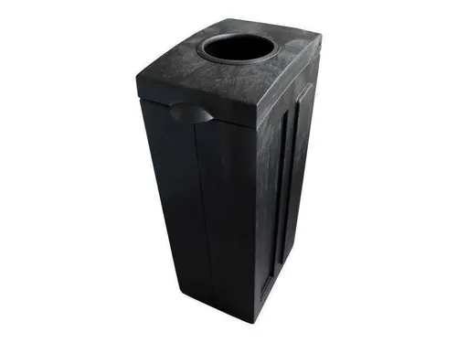 Bonton Original prullenbak 70 liter zwart blauw
