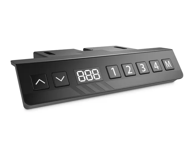 Elektrisch in hoogte verstelbaar tafelframe L-vormig Wit