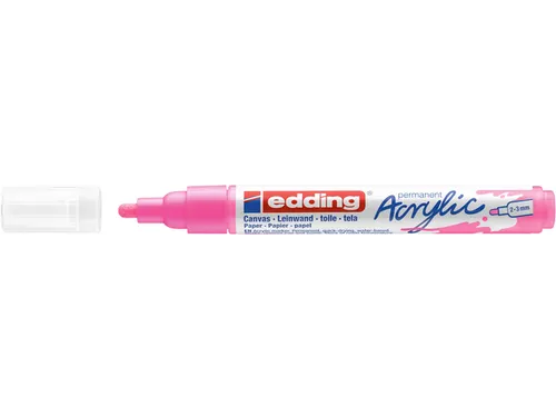 Acrylmarker edding e-5100 medium neon roze