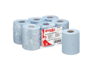 Poetsrol WypAll L10 1-laags 18,3cm106m 280vel blauw 6220 - 2