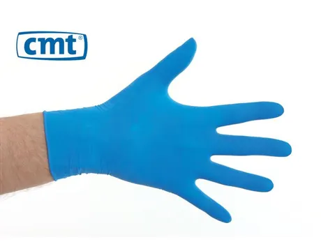 Latex Handschoen Poedervrij Blauw Large pak 100st