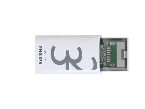 USB stick 3.2 Philips Click USB-C 32GB grijs