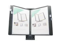 Bureaustandaard Quickfind Grijs Met 10 Tassen En 5 Tabs