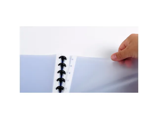 Showalbum PP ring 30 tas A4 blauw